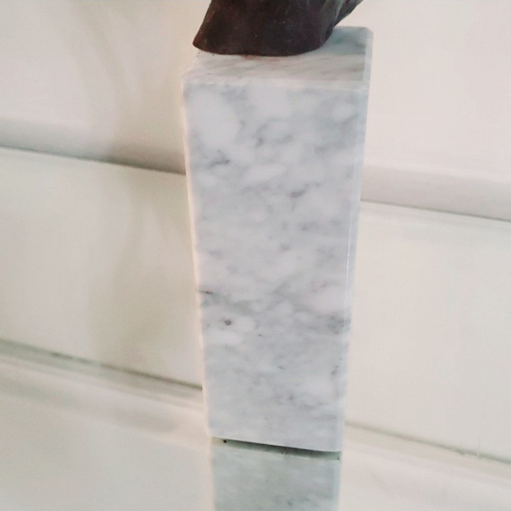 RARE Exquisite Bernadette Leijdekkers Bronze&Marble Sculpture Title "Dance" - Picture 12 of 13